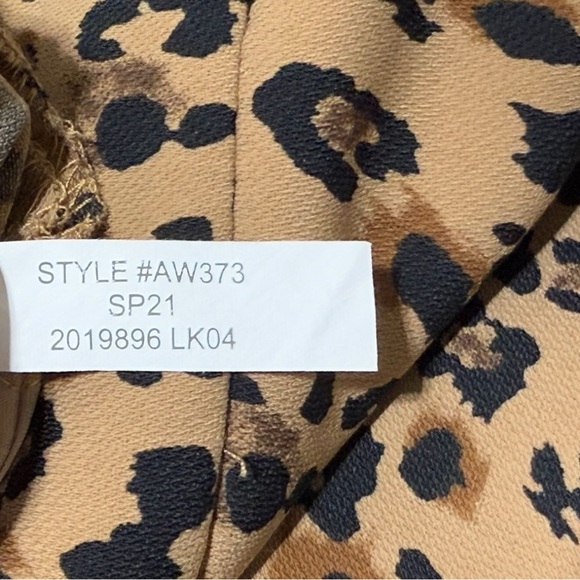 J. Crew Leopard Jamie Pant With Elastic Waist Size 2 - Picture 13 of 14